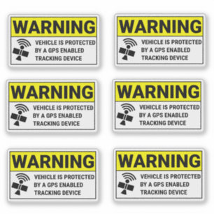 GPS-volgsysteem Sticker