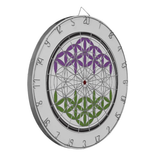 gq heilige cirkels dartbord (Voorkant Links)