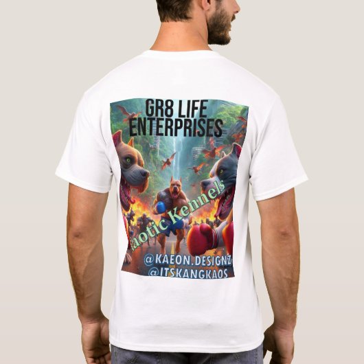 GR8 Life x Titan Fluid Designer T-shirt (Achterkant)