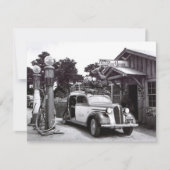 GR8 RETRO B&W RETIREMENT PARTI INVITATION D'INVITA (Devant)