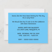 GR8 RETRO B&W RETIREMENT PARTI INVITATION D'INVITA (Dos)
