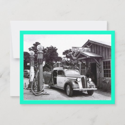 GR8 RETRO B&W RETIREMENT PARTI INVITATION D'INVITA (Devant)