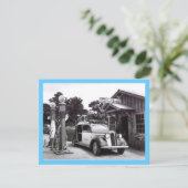 GR8 RETRO B&W RETIREMENT PARTY INVITATION INVITATI KAART (Staand voorkant)