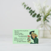 GR8 Retro Visitekaartje Errand Running Services (Staand voorkant)
