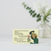 GR8 Retro Visitekaartje Errand Running Services (Staand voorkant)