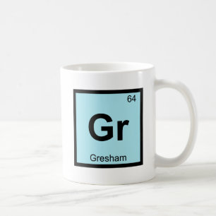 Gr - Gresham Oregon Scheikunde Periodiek Systeem S Koffiemok
