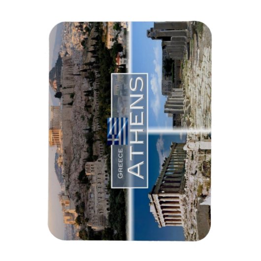 GR Griekenland - Athene - Magneet (Verticaal)