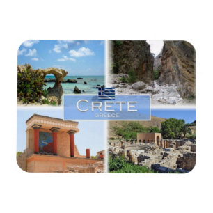 GR Griekenland - Kreta - Knossos - Elafonisi - Magneet