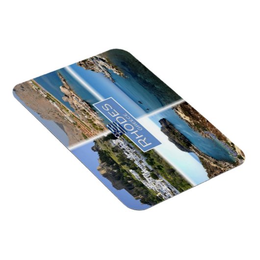GR Griekenland - Rhodes - Kolymbia the Harbour - Magneet (Rechterzijde)