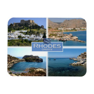 GR Griekenland - Rhodes - Kolymbia the Harbour - Magneet