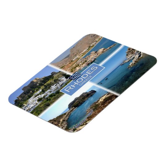GR Griekenland - Rhodes - Kolymbia the Harbour - Magneet (Linkerzijde)