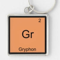 Gr - Gryphon Grappige Chemie Element Symbool T-shi