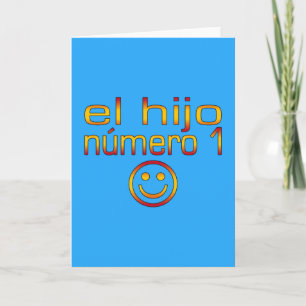 Gr Hijo Número 1 - Nummer 1 Zoon in het Spaans Kaart