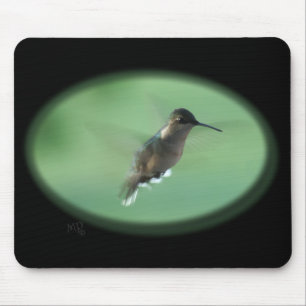 Gr Hummingbird Mousepad - pas aan Muismat
