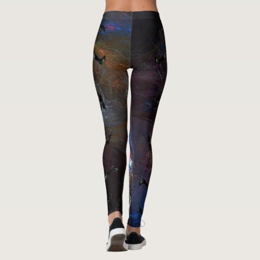 Grá Charismatic Nebula Leggings (Achterkant)