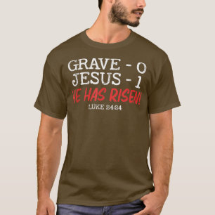 Graad 0 Jezus 1 Hij heeft Jezus Religieuze Easte T-shirt