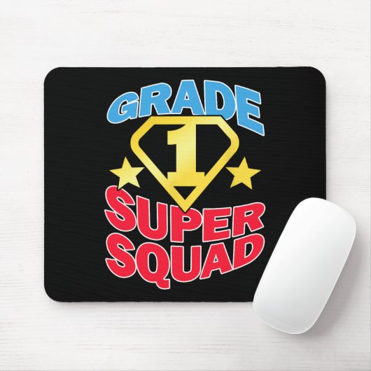 Graad 1 Superheld-lerarenteam Muismat (Met muis)