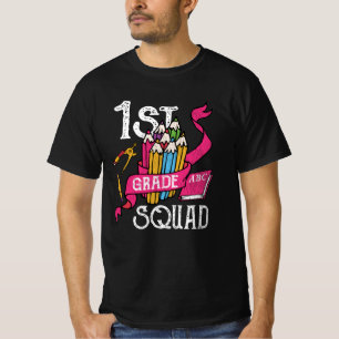 Graad 1-team terug naar school cadeau voor kindere t-shirt