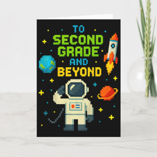 Graad 2 en verder Astronaut Ruimte Jongens Gamer F Kaart