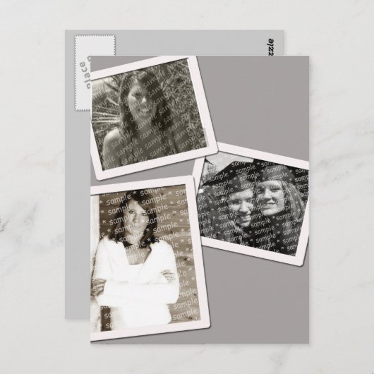 Graad 3 frame briefkaart (Voorkant / Achterkant)