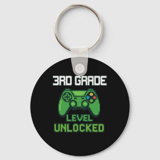 Graad 3 vrijgespeeld gamer Ck naar school jongens  Sleutelhanger