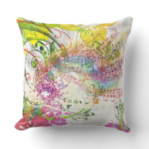 Graad A Cotton Throw Musical Flower Design