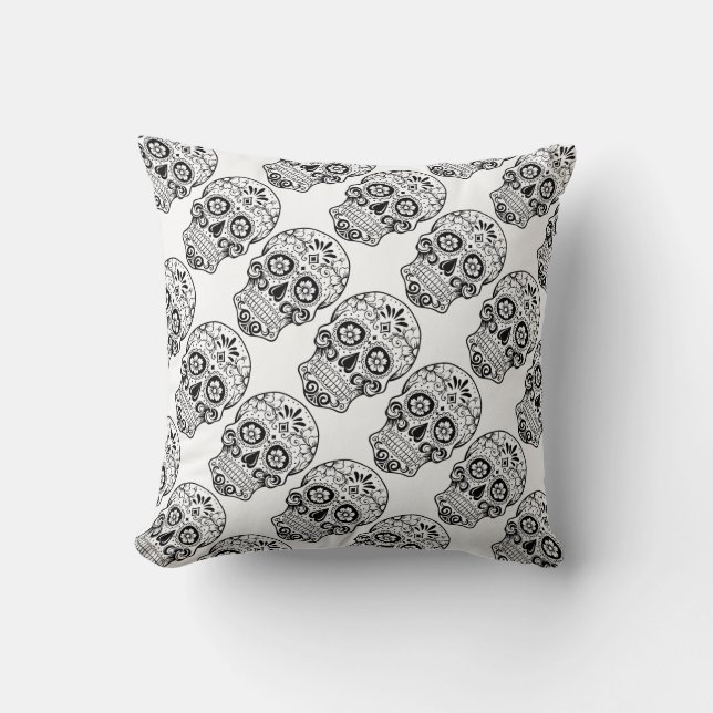 Graad A Sierkussen 20x20/Skulls (Voorkant)
