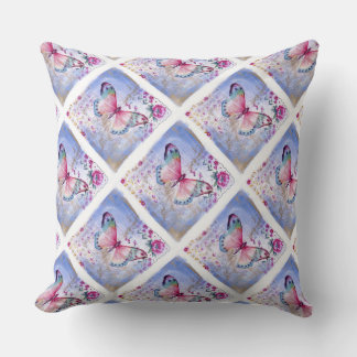 Graad A Sierkussen van katoen 20x20/vlinder