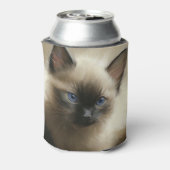 Graad van innocentie Siamese Kitten-portret Blikjeskoeler (Blikje Achterkant)