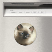 Graad van innocentie Siamese Kitten-portret Magneet (Insitu (Vaatwasser))