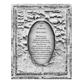 Graad voor herstel perfect poster