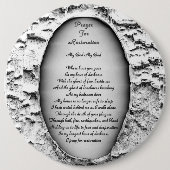 Graad voor herstel ronde button 6,0 cm (Voorkant)