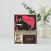  graaf Dante Advertisement Briefkaart (Staand voorkant)