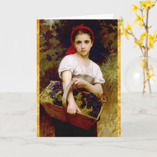 Graaf Harvester Birthday Kaart (Gele Bloem)