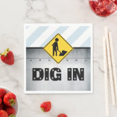 Graaf in de bouw verjaardagsfeestje servetten (Insitu)