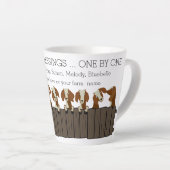 Graaf je zegenhoezen latte mok (Rechterhoek)