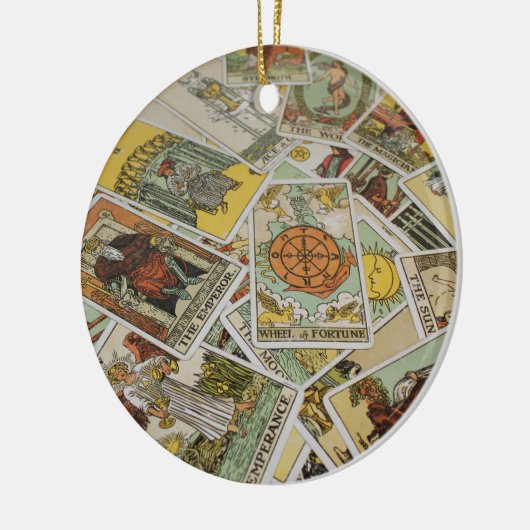 Graaf Kaarten fortuin Keramisch Ornament (Links)