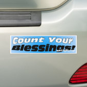 Graaf uw Bumpersticker voor zegeningen (Op auto)