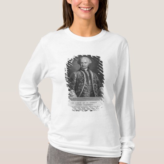 Graaf van St. Germain, beroemd alchemist, 1783 T-shirt (Voorkant)