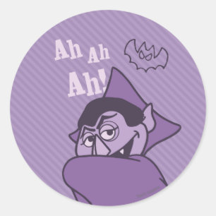 Graaf von Count - Ah Ah! Ronde Sticker