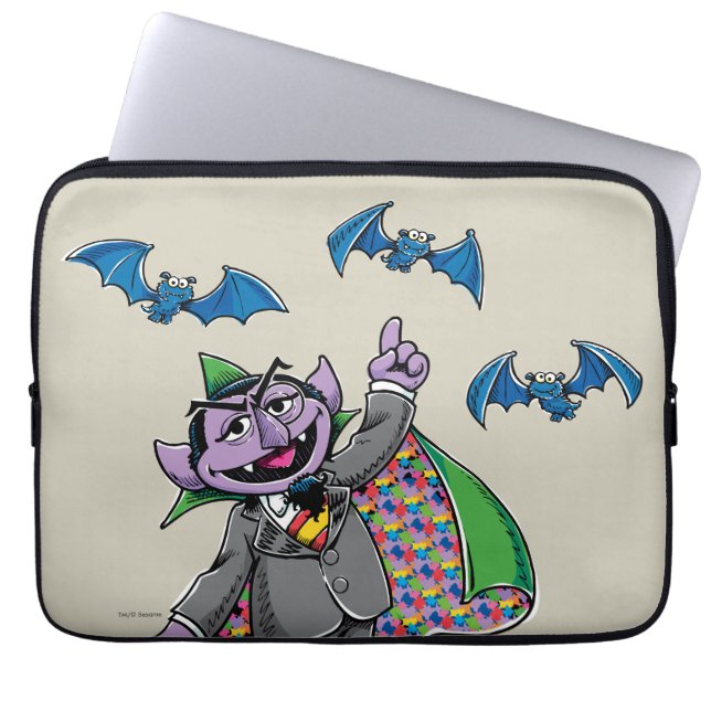  graaf von Count Laptop Sleeve (Voorkant)