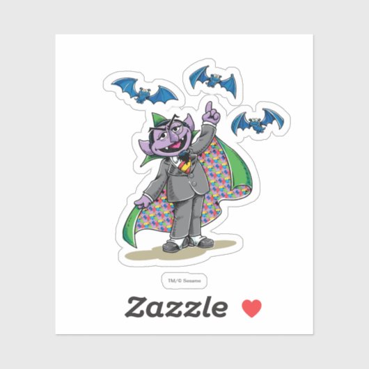  graaf von Count Sticker (Vel)