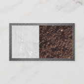 Graafmachine | Beton Vuil Staal Visitekaartje (Achterkant)