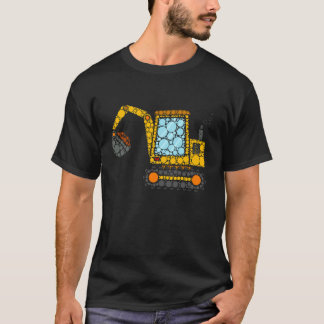 Graafmachine Bouw Graafmachine Gelukkige Stip Dag  T-shirt