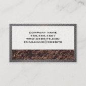 Graafmachine Bouwvoertuig | Bouwer Visitekaartje (Achterkant)