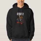 Graafmachine Operator Skeleton Digger Heavy - Graa Hoodie (Voorkant)