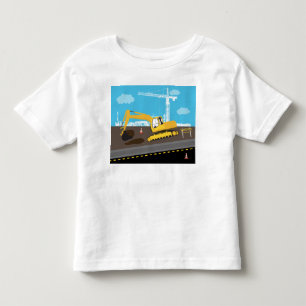 Graafmachine vrachtwagen Bouw vrachtwagens Bouwpla Kinder Shirts