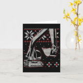 Graafmachinebestuurder shirt  kaart (Gele Bloem)