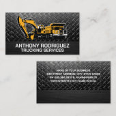 Graafmachines | Staal Visitekaartje (Voorkant / Achterkant)