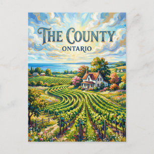 Graafschap Prince Edward Canada Briefkaart